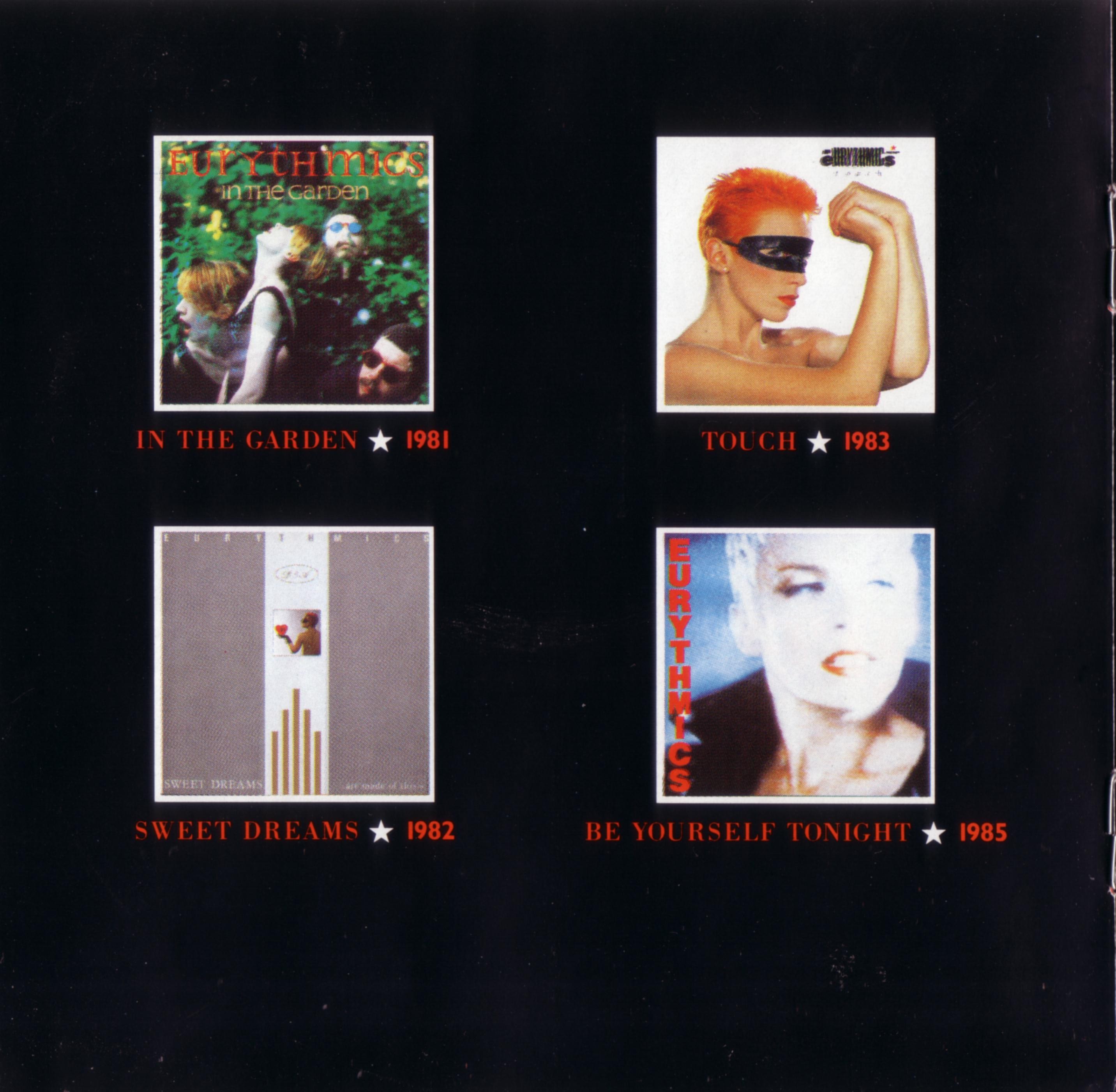 Eurythmics  Greatest Hits 1991 : Inlay